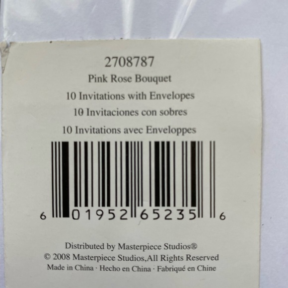 Printable Pink Rose Invitations - Picture 4 of 4